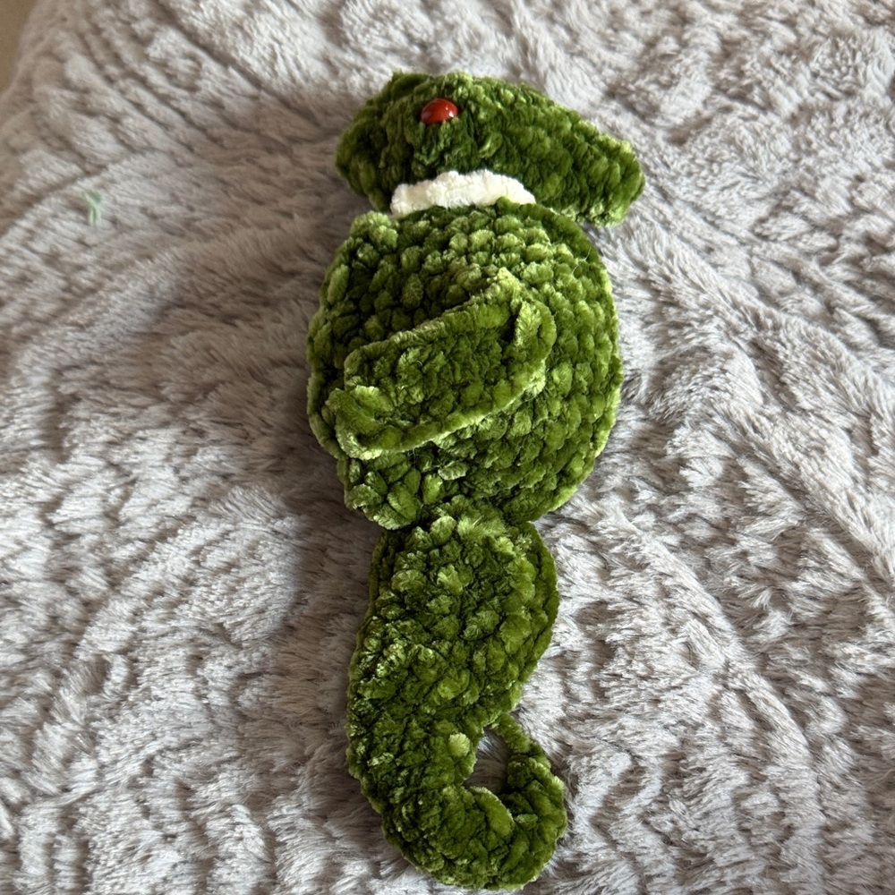 Plush Green Alligator Toy